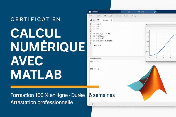 Certificat Professionnel – Calcul Numérique avec MATLAB